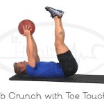 Ab Crunch with Toe Touch