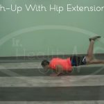 Push-Up With Hip Extension